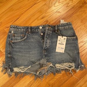 Brand new jean shorts from Zara
